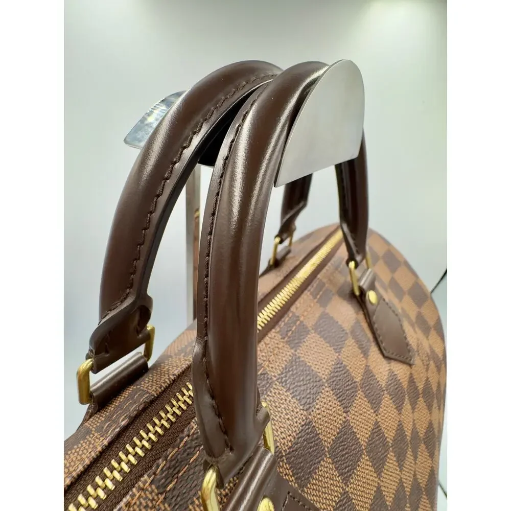 Louis Vuitton Damier Ebene Speedy 30 Handbag Made in France 2012 Authentic